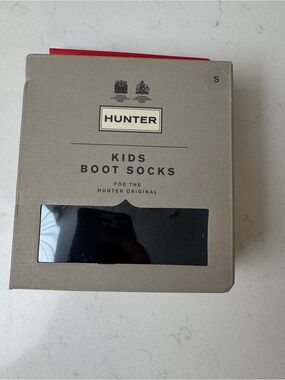 Hunter Kids Boot Socks - Black